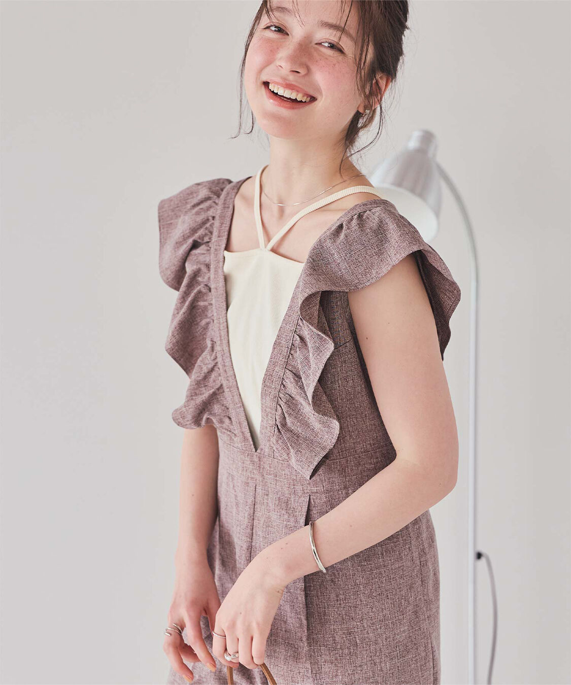 titivate「前後2wayデザインリブタンクトップ」|タンクトップ|