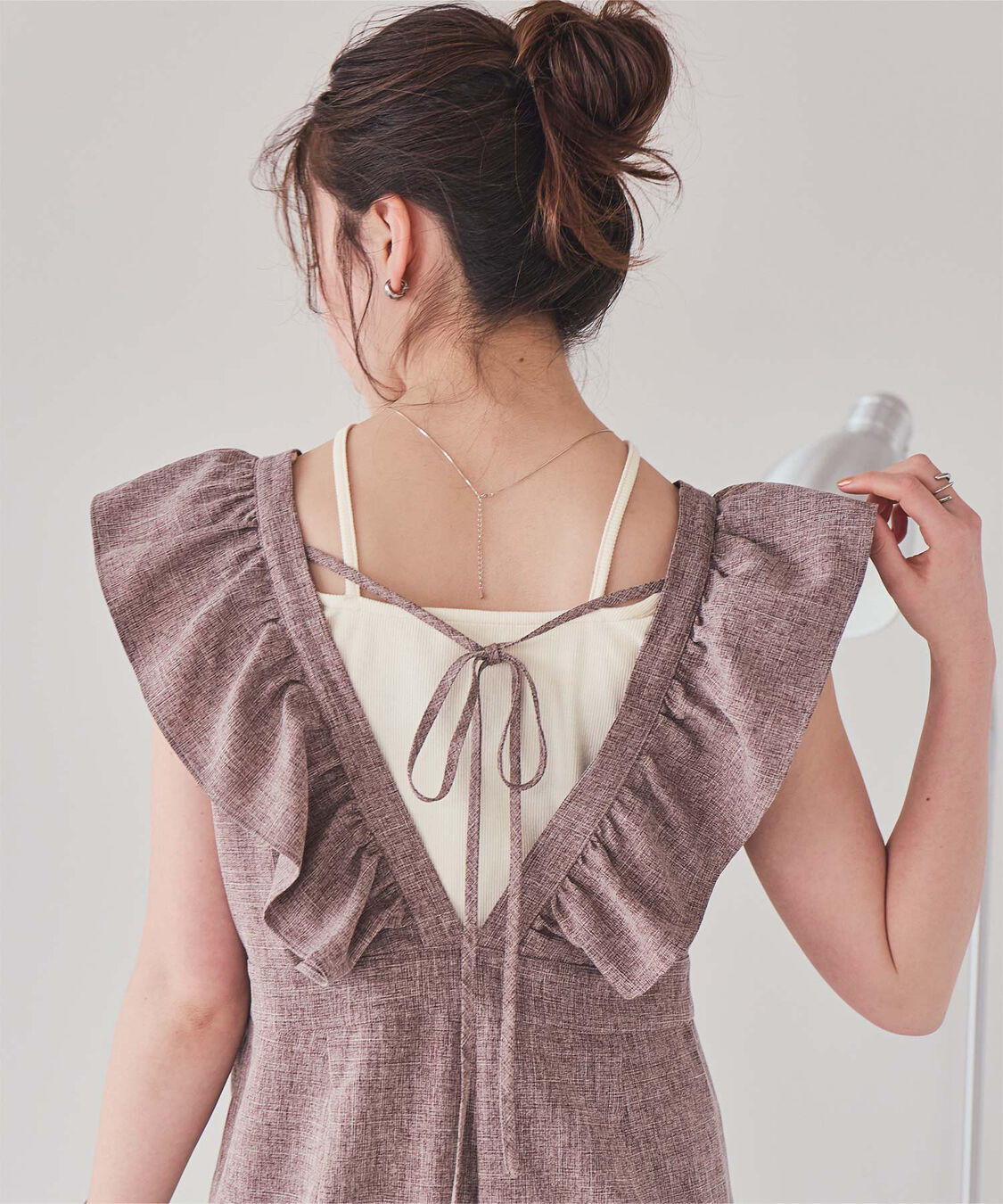 titivate「前後2wayデザインリブタンクトップ」|タンクトップ|