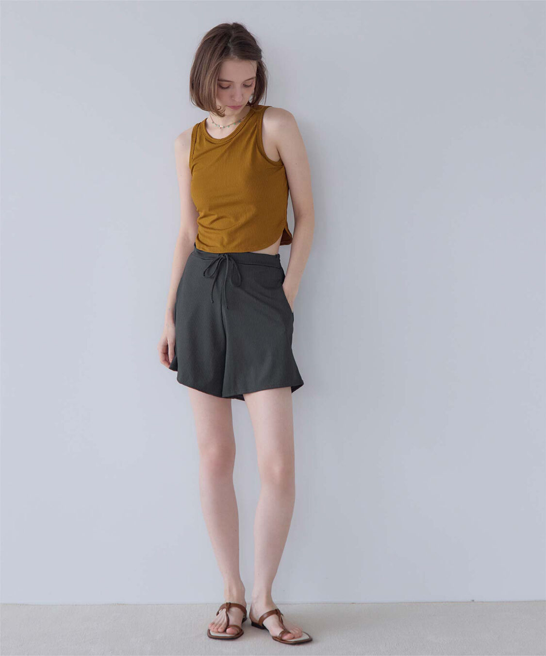 SEA DRESS「3点セット/ショートパンツ&times;タンクトップビキニ/水着」|ビキニ|