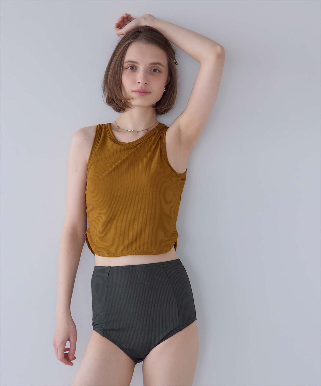 SEA DRESS「3点セット/ショートパンツ&times;タンクトップビキニ/水着」|ビキニ|