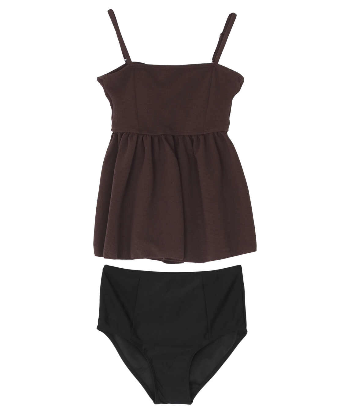 titivate「ペプラムギャザーデザインビスチェビキニ」|ビキニ|