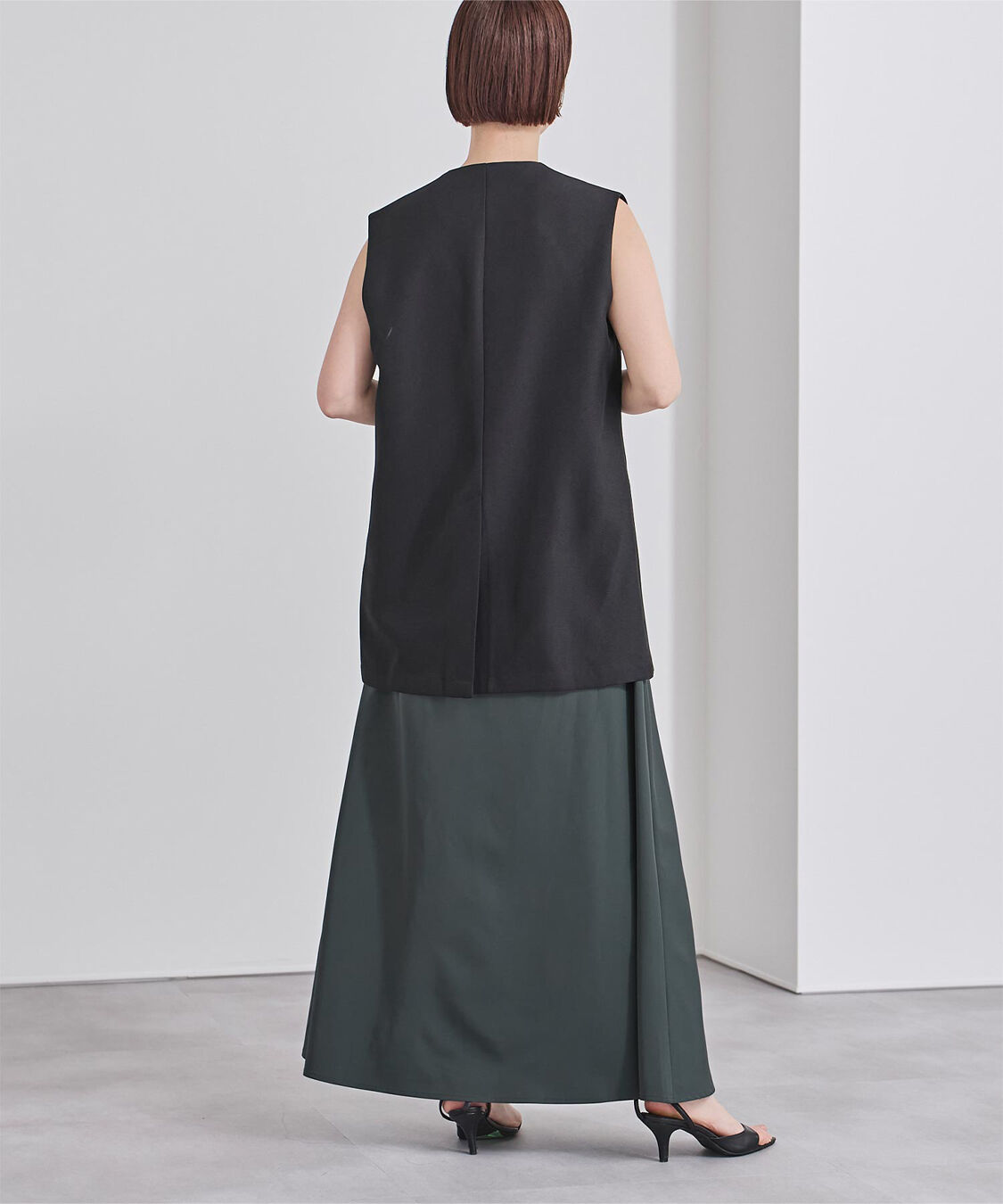 ur's「撥水フレアドレープスカート」|スカート|