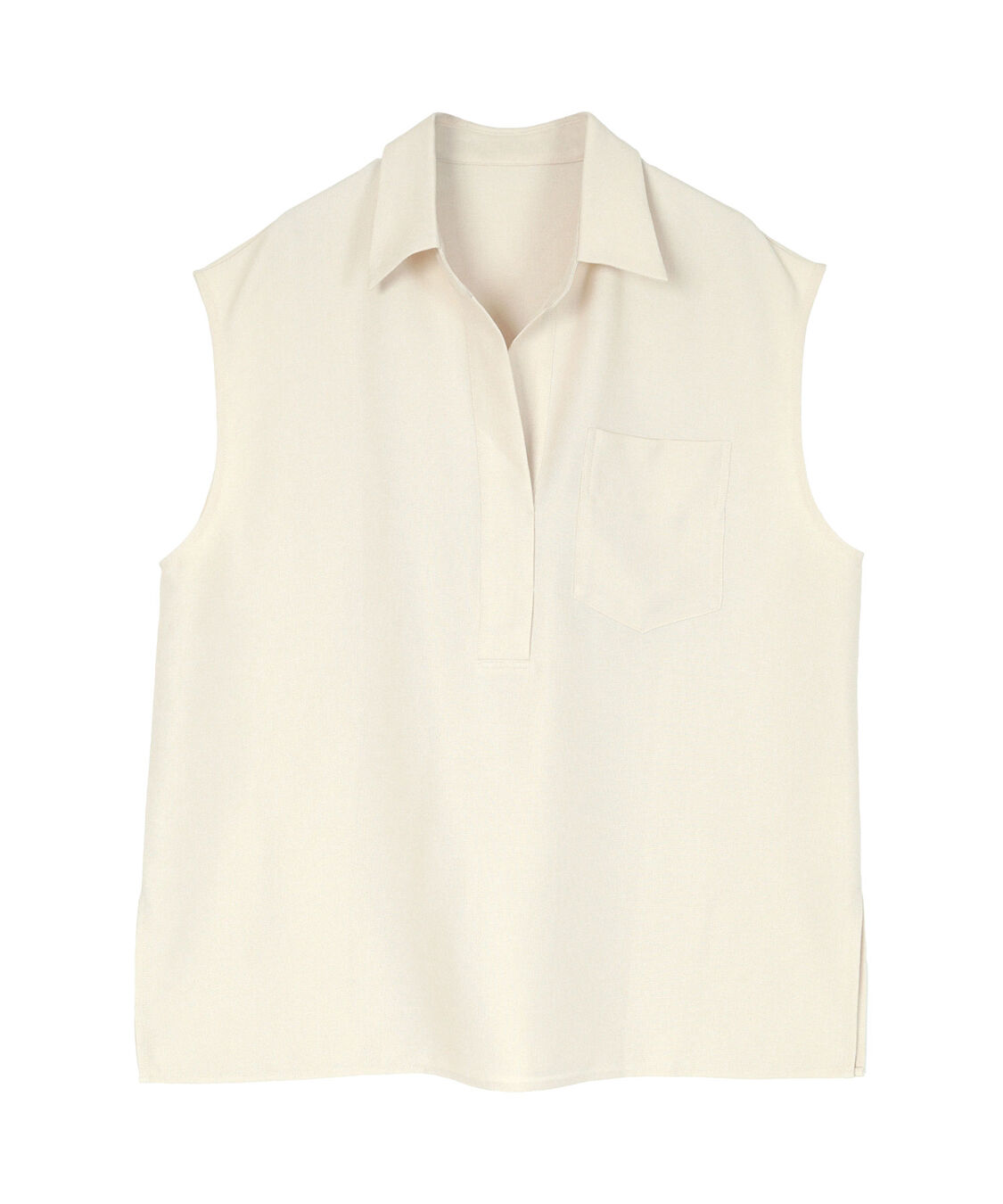 ur's「リネンライクフレンチスリーブスキッパーブラウス」|シャツ・ブラウス|