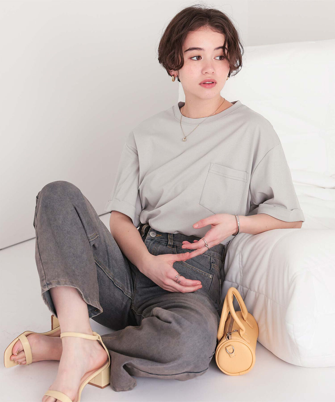 titivate「汗染み防止ポケットTシャツ」|Tシャツ・カットソー|