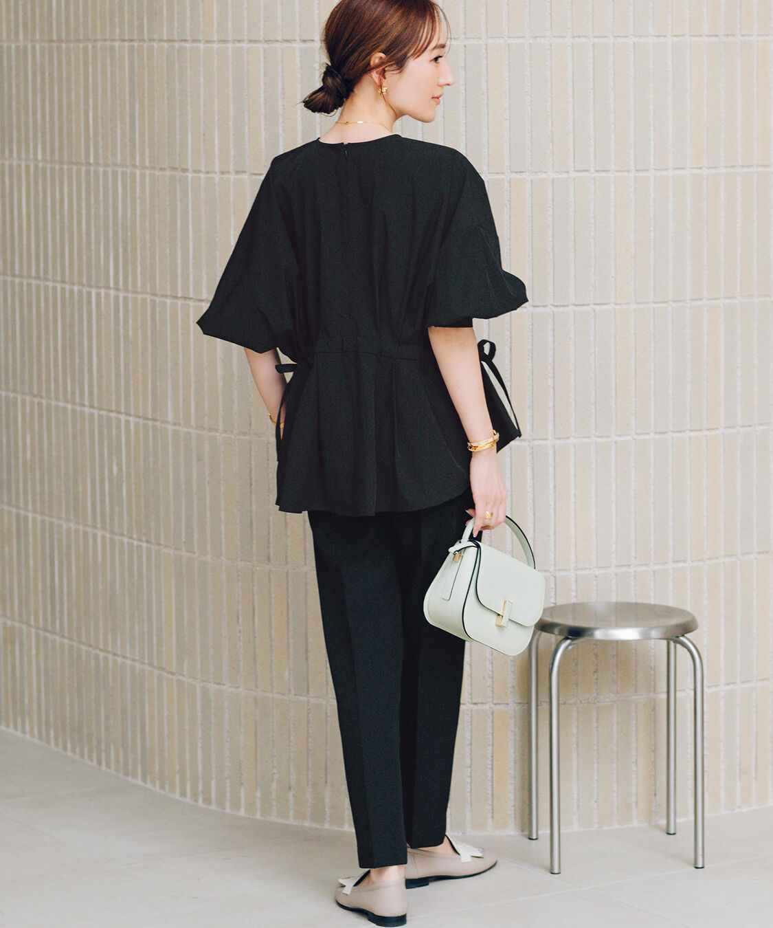 ur's「【星玲奈さんコラボアイテム】ハイウエストスリムパンツ」|スラックス|