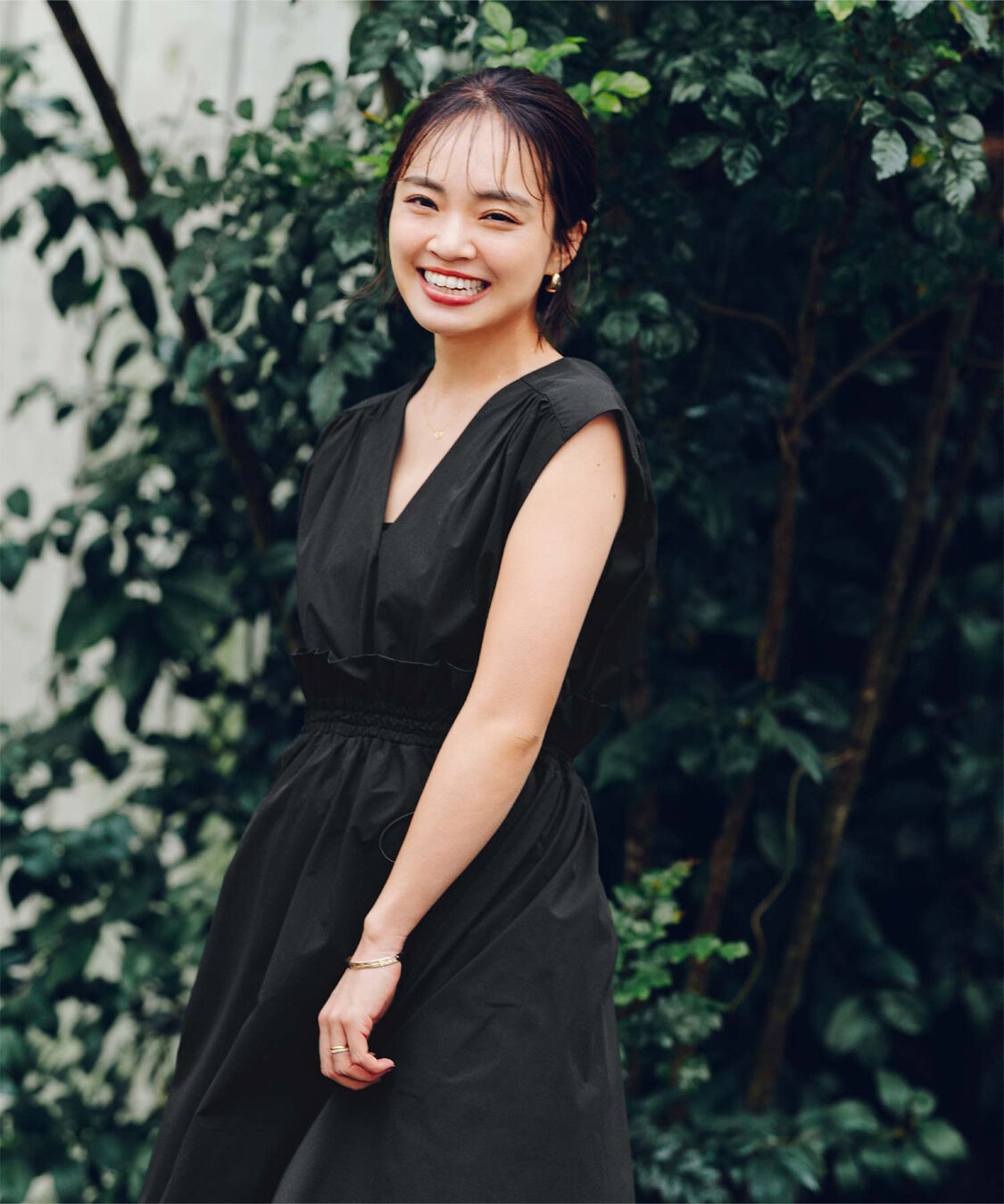 ur's「【春名亜美さんコラボアイテム】前後2wayウエストフリルデザインワンピース」|ワンピース|