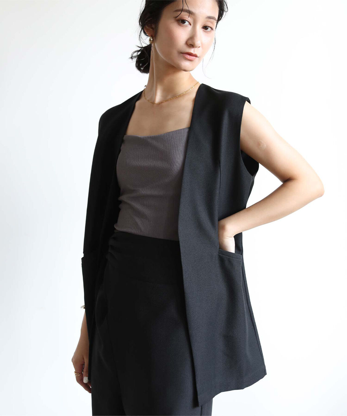 ur's「カップ付シンプルキャミソール/水陸両用」|キャミソール|