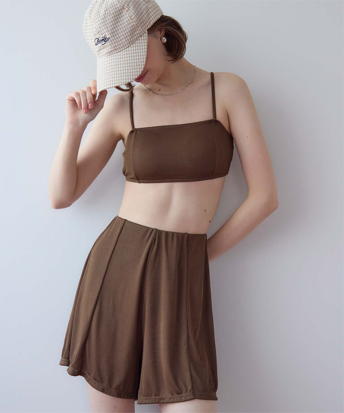 SEA DRESS「4点セット/リラックストップス&ショートパンツ付ビキニ/水着」|ビキニ|