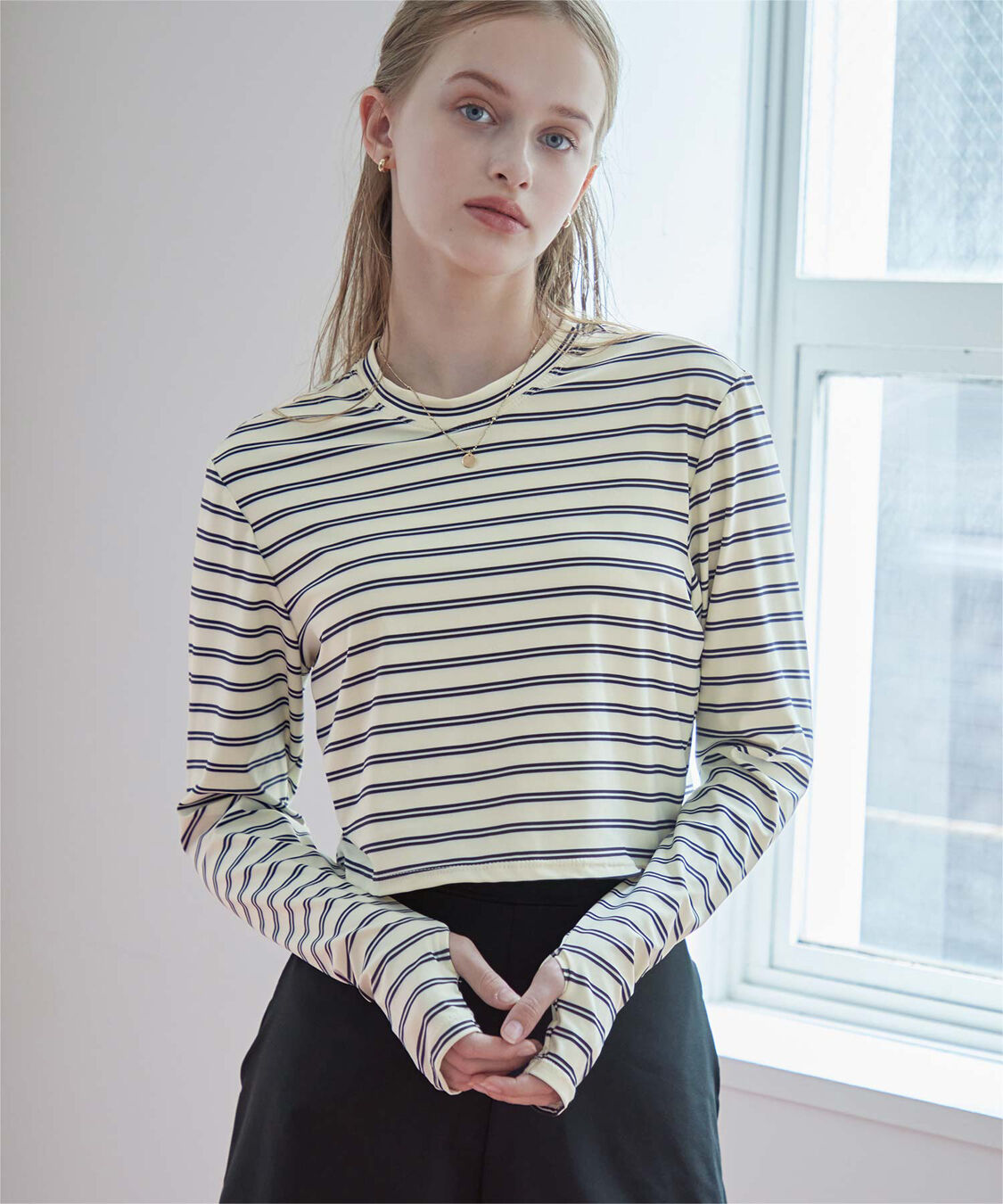 SEA DRESS「3点セット/ショートパンツ&times;カップ付長袖ビキニ/水着」|ビキニ|