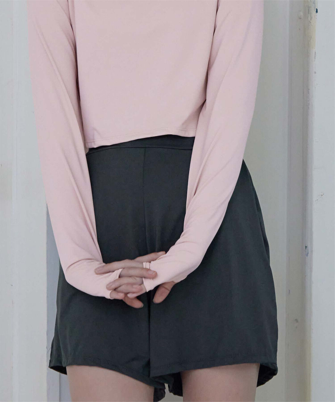 SEA DRESS「3点セット/ショートパンツ&times;カップ付長袖ビキニ/水着」|ビキニ|