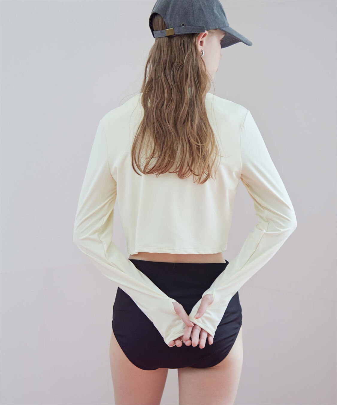 SEA DRESS「3点セット/ショートパンツ&times;カップ付長袖ビキニ/水着」|ビキニ|