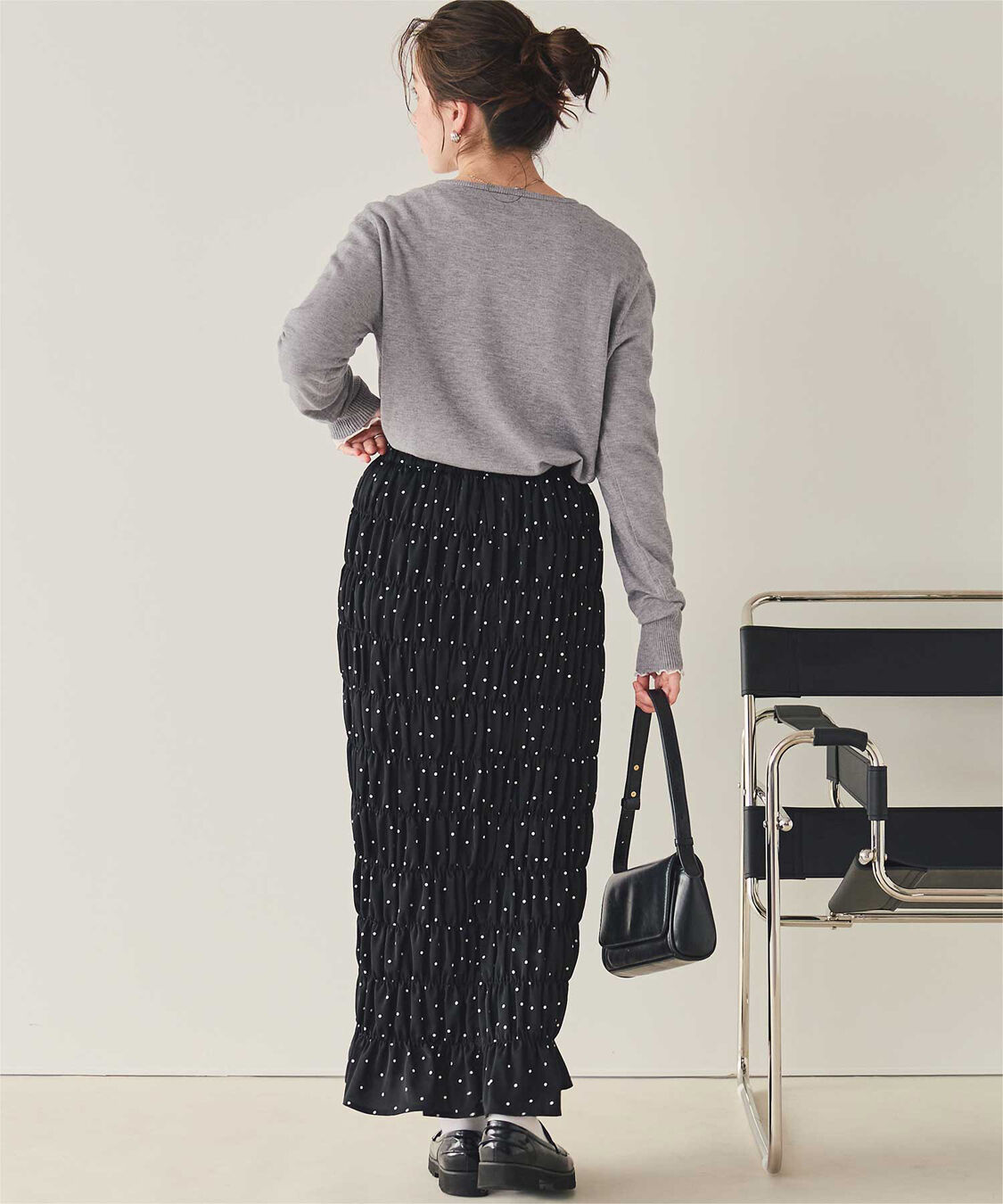 titivate「なめらか手触りカシミヤタッチクルーネックニット」|ニット・セーター|