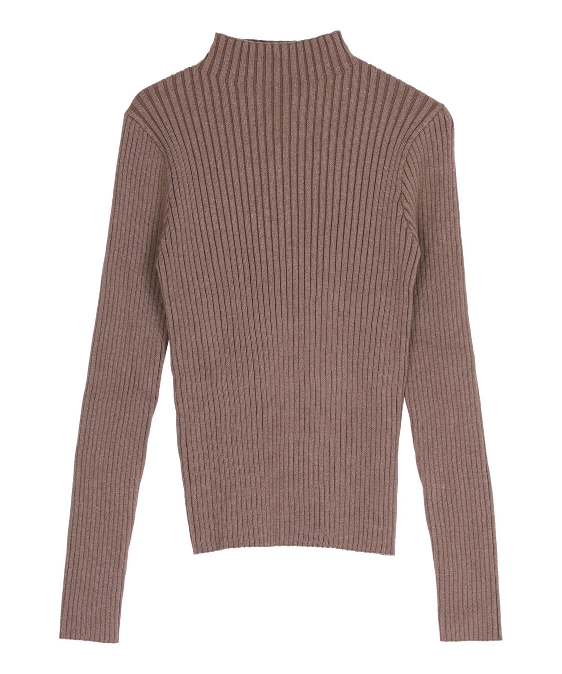 titivate「ウォッシャブルボトルネック配色デザインニット」|ニット・セーター|