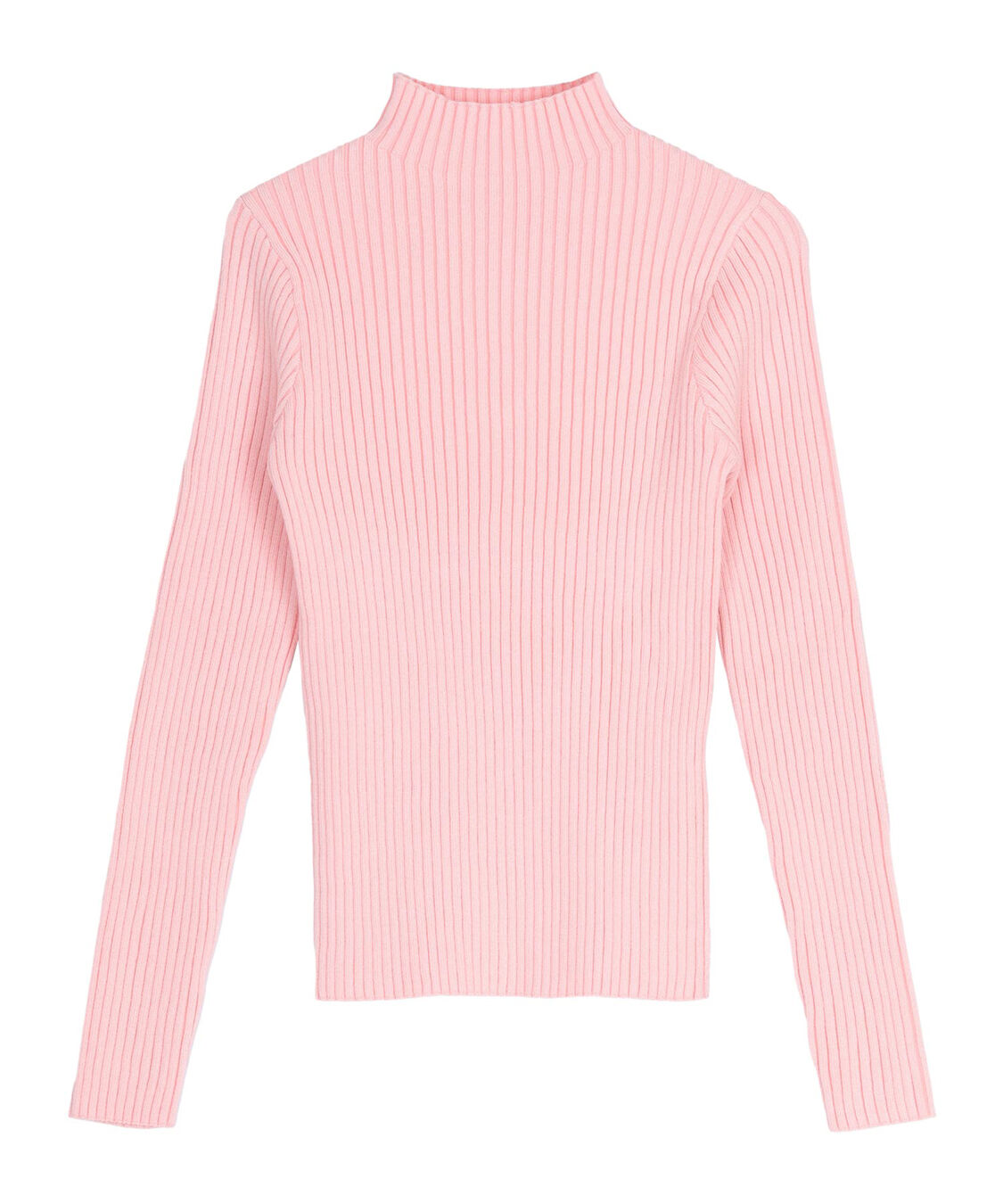 titivate「ウォッシャブルボトルネック配色デザインニット」|ニット・セーター|