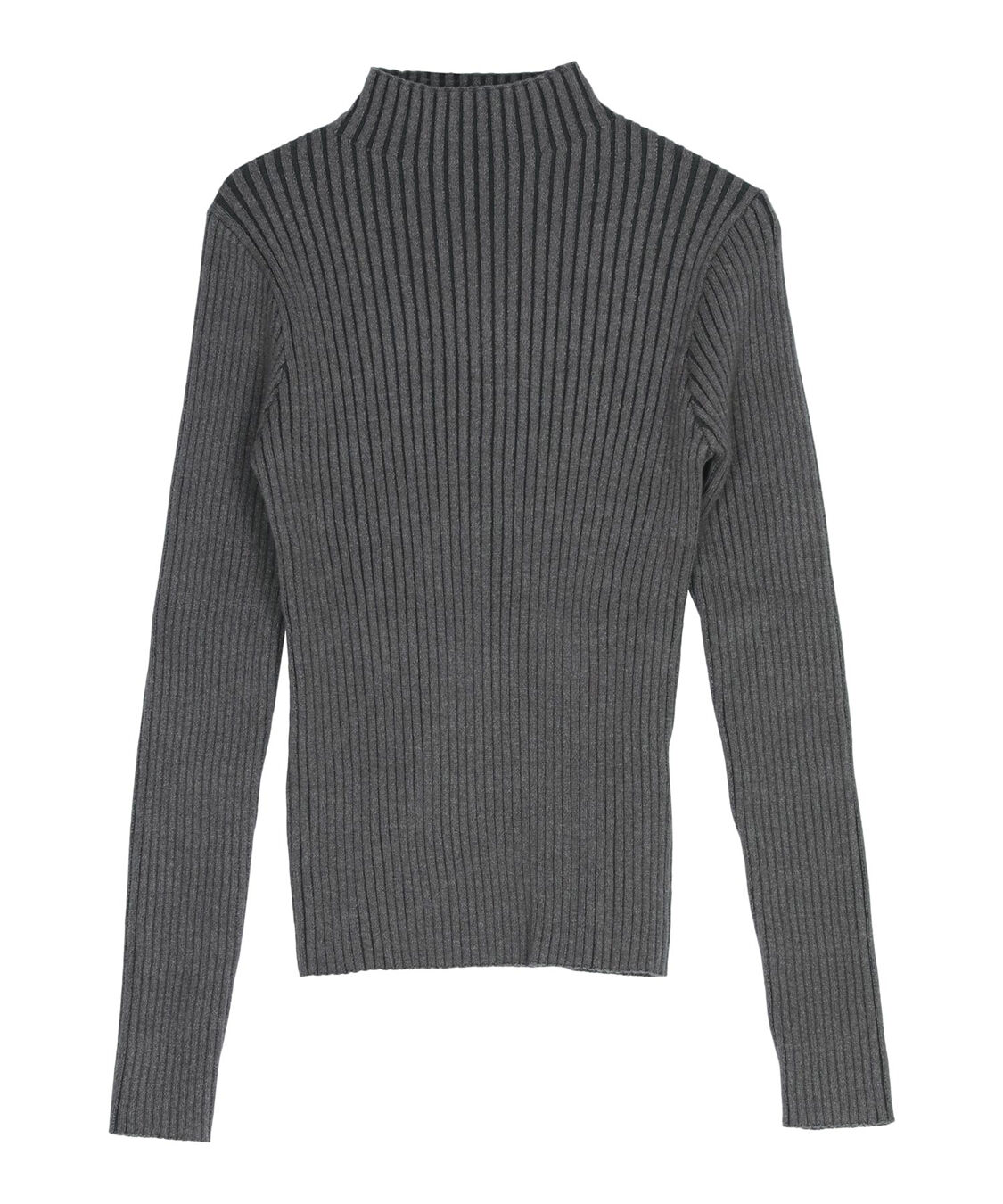 titivate「ウォッシャブルボトルネック配色デザインニット」|ニット・セーター|