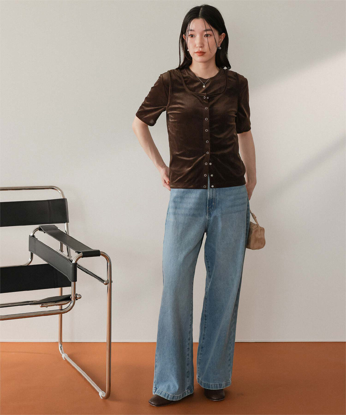 titivate「前後2wayシアーベロアタンクトップ」|タンクトップ|