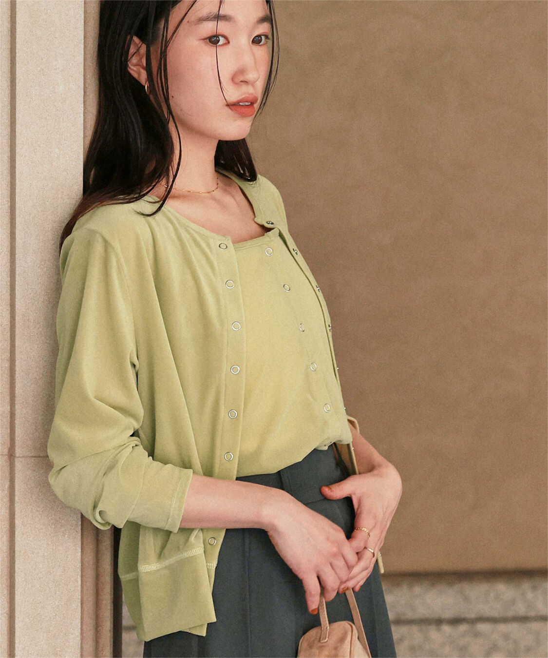 titivate「前後2wayシアーベロアタンクトップ」|タンクトップ|