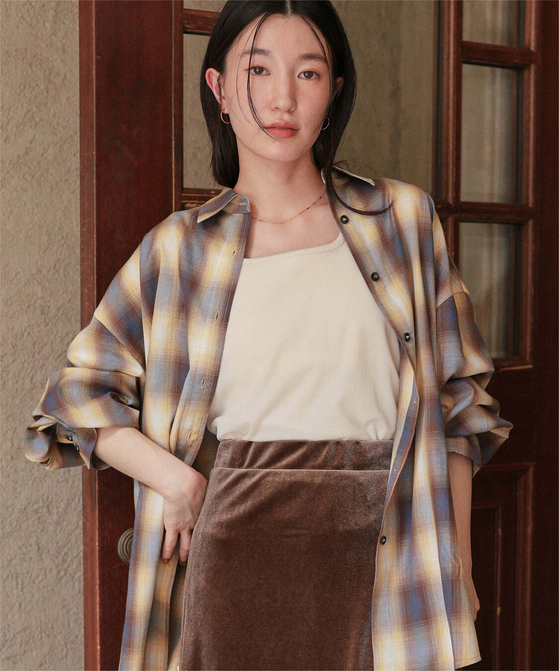 titivate「前後2wayシアーベロアタンクトップ」|タンクトップ|