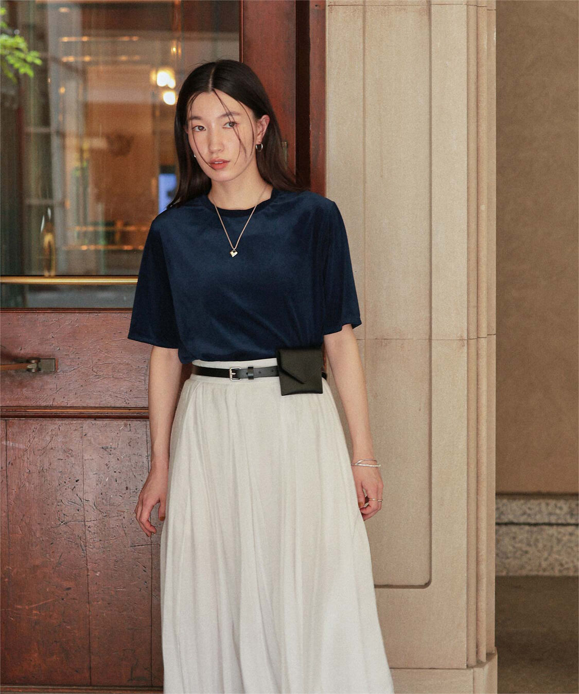 titivate「シアーベロア半袖Tシャツ」|Tシャツ・カットソー|