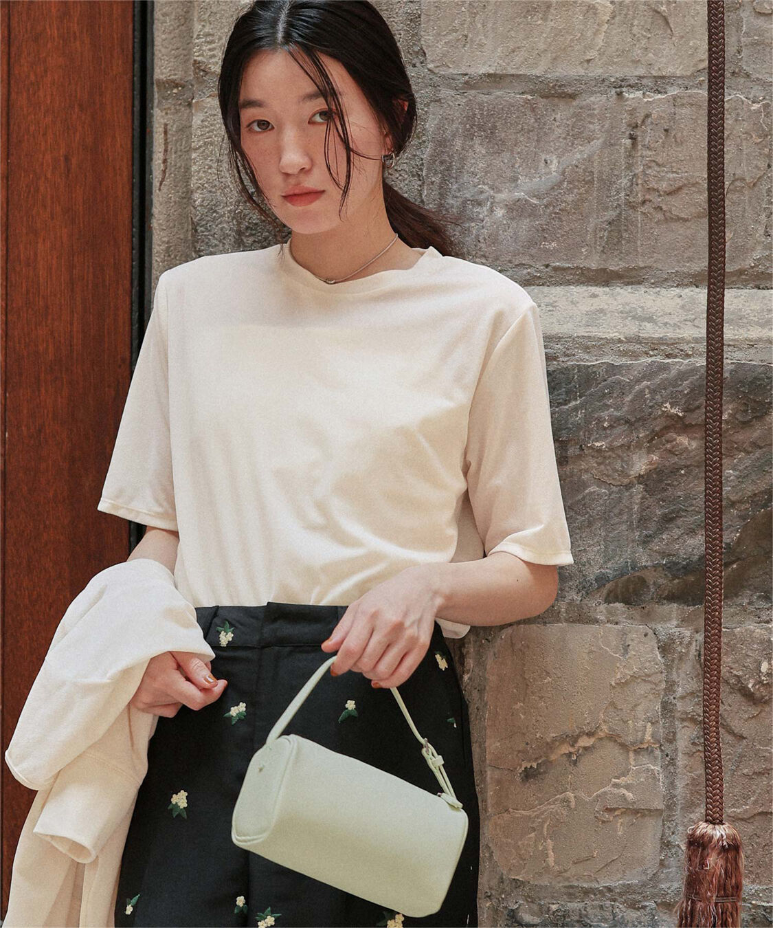 titivate「シアーベロア半袖Tシャツ」|Tシャツ・カットソー|