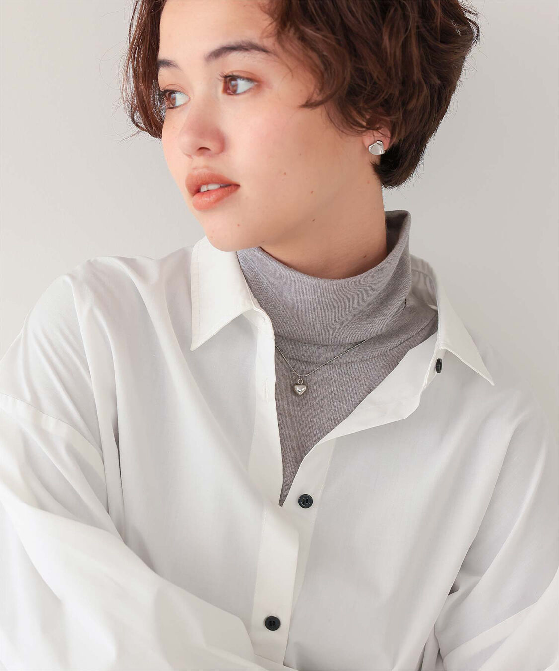 titivate「着心地抜群シアーハイネックトップス」|Tシャツ・カットソー|