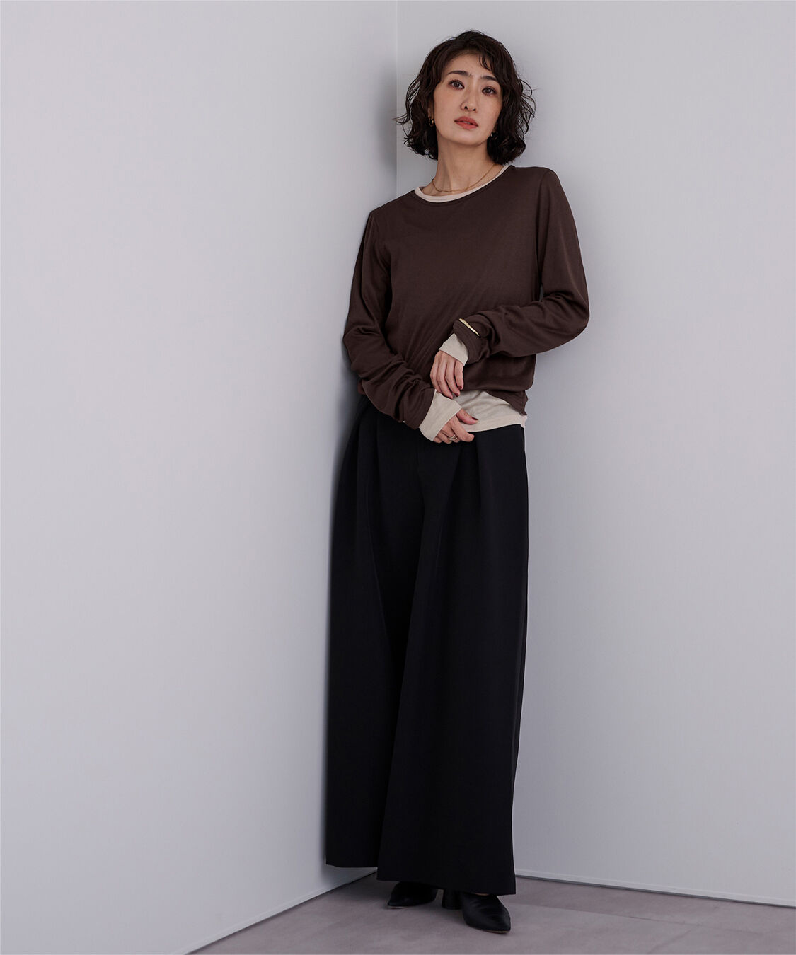 ur's「レイヤードトップスセット」|Tシャツ・カットソー|