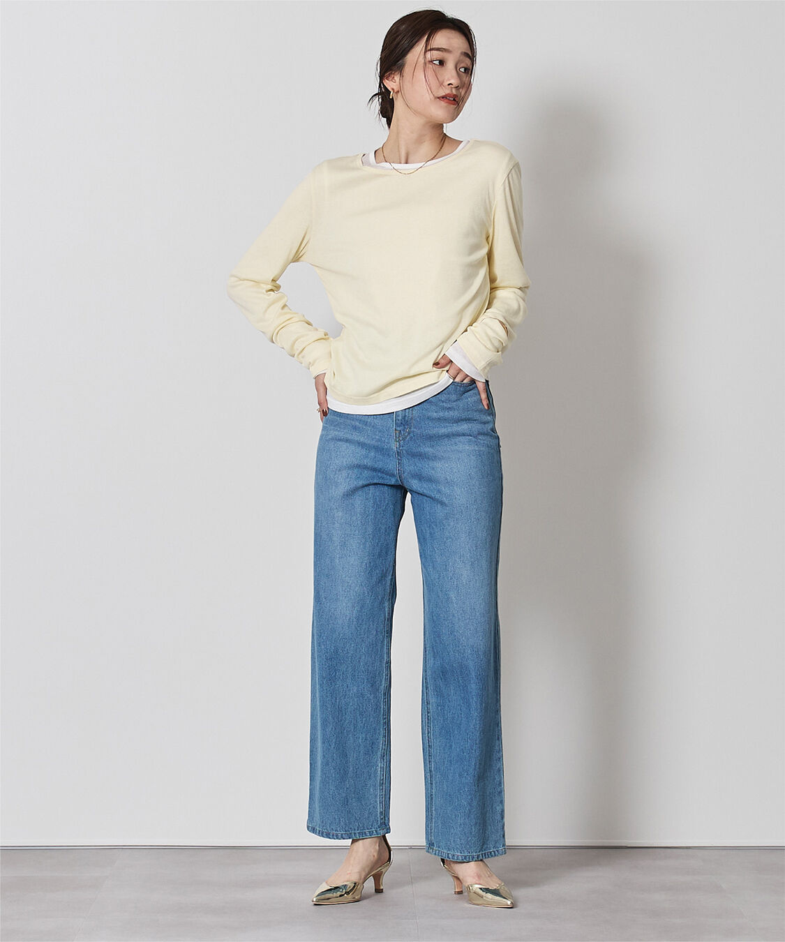 ur's「レイヤードトップスセット」|Tシャツ・カットソー|