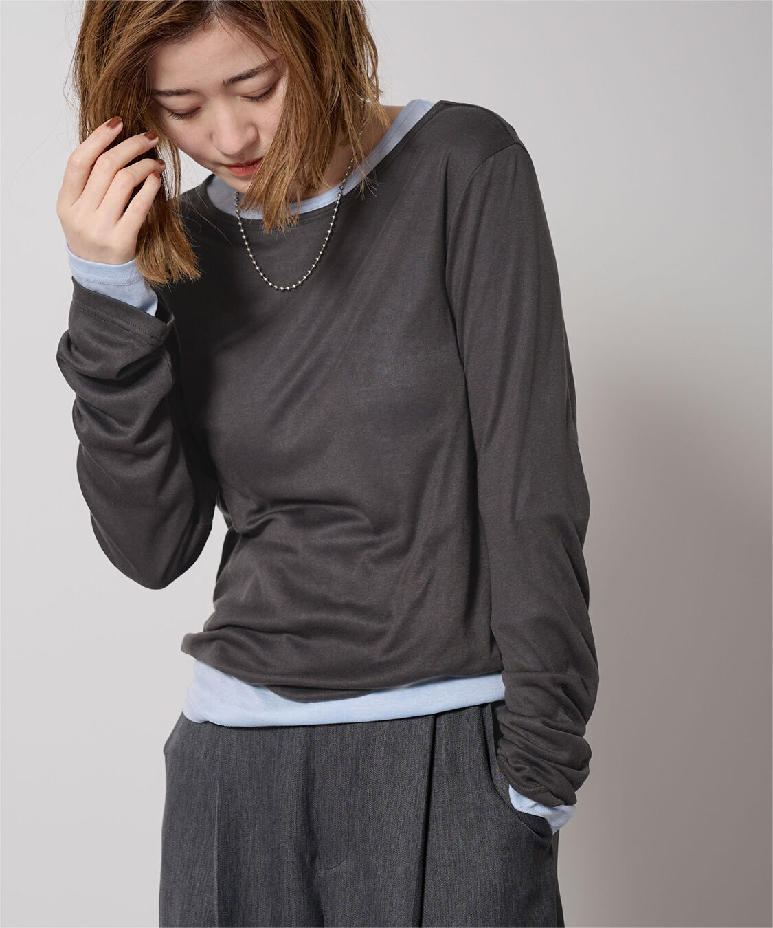 ur's「レイヤードトップスセット」|Tシャツ・カットソー|