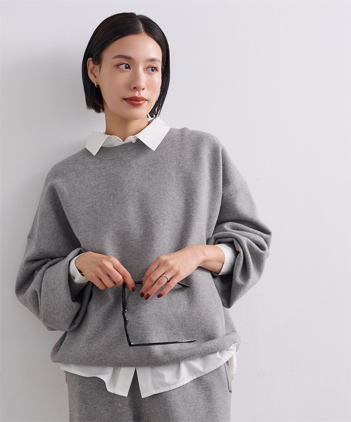 ur's「【黒川翼さんコラボアイテム】スウェットライクオーバーサイズニット」|ニット・セーター|