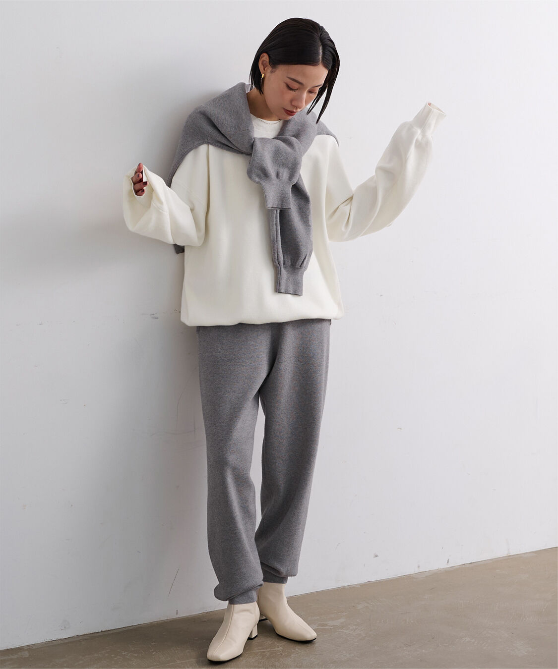 ur's「【黒川翼さんコラボアイテム】スウェットライクオーバーサイズニット」|ニット・セーター|