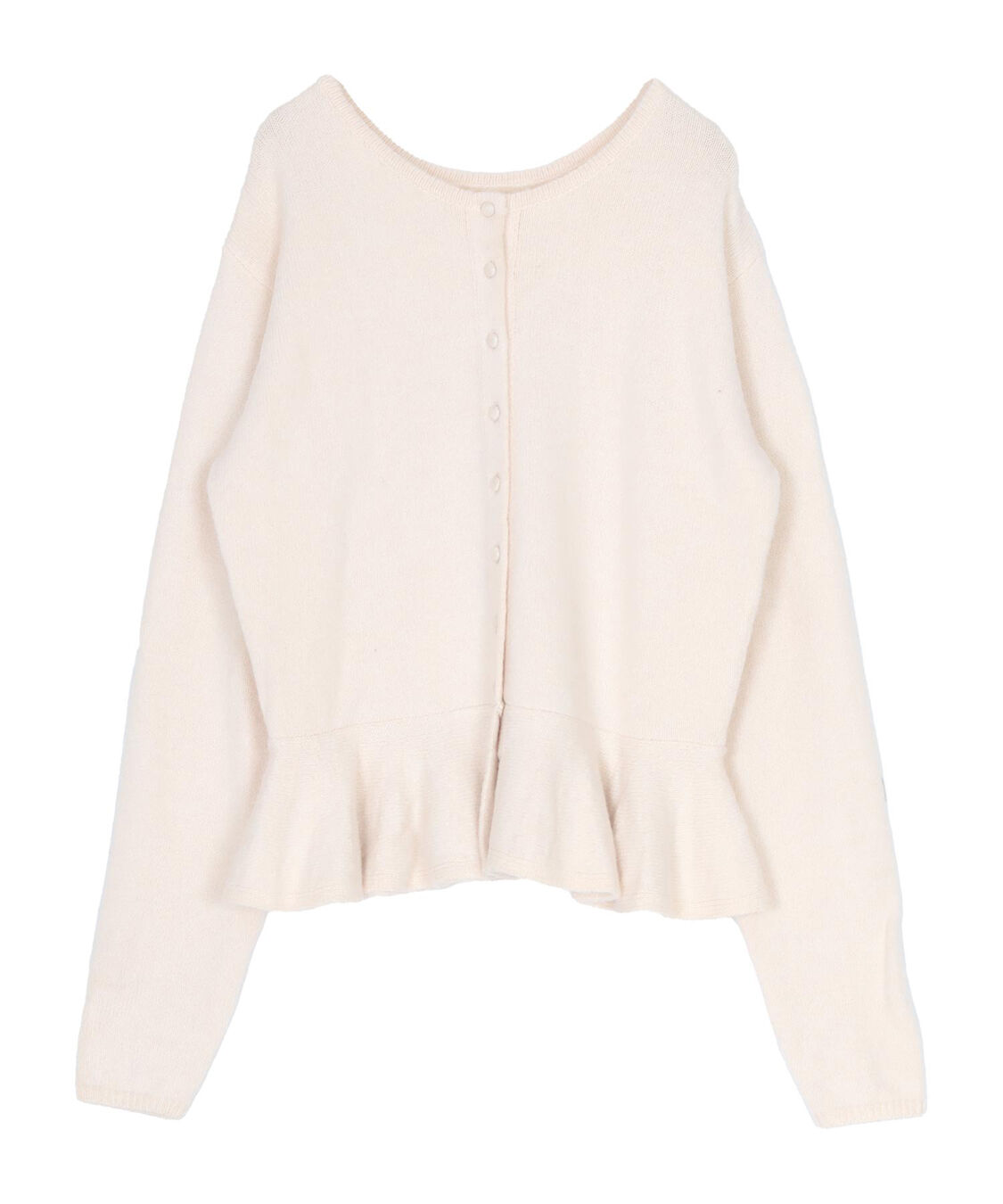 titivate「前後2wayフリルヘムニットカーディガン/トップス」|ニット・セーター|