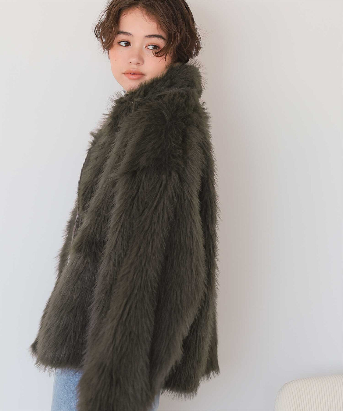 titivate「フェイクファージャケット」|その他|