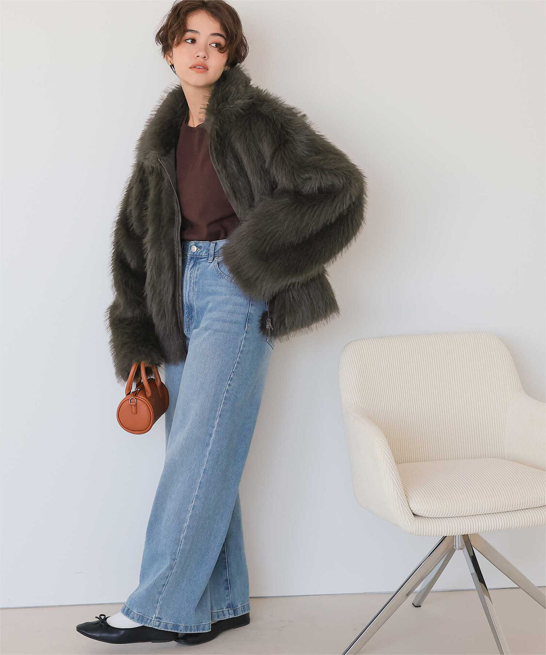 titivate「フェイクファージャケット」|その他|