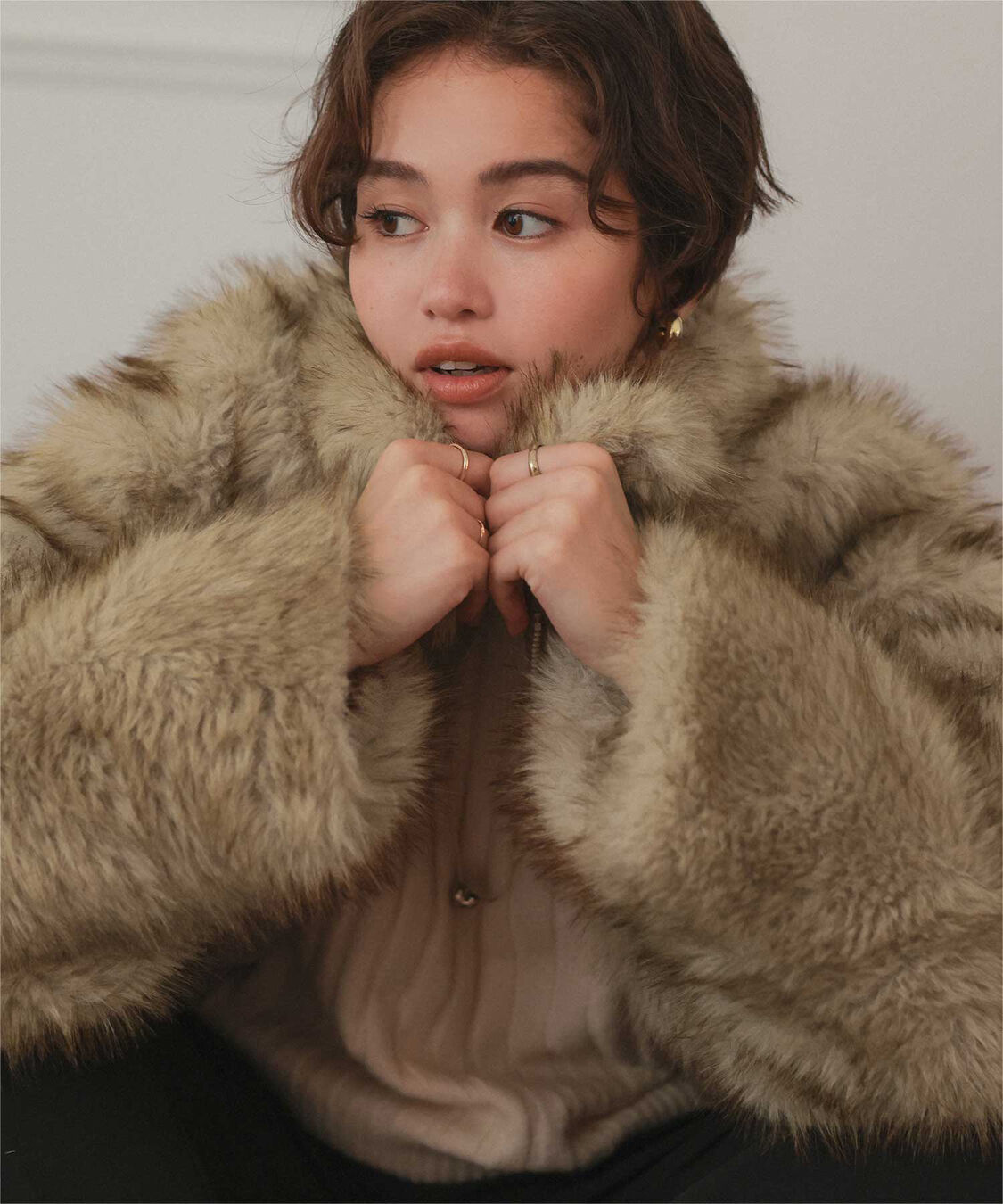 titivate「フェイクファージャケット」|その他|