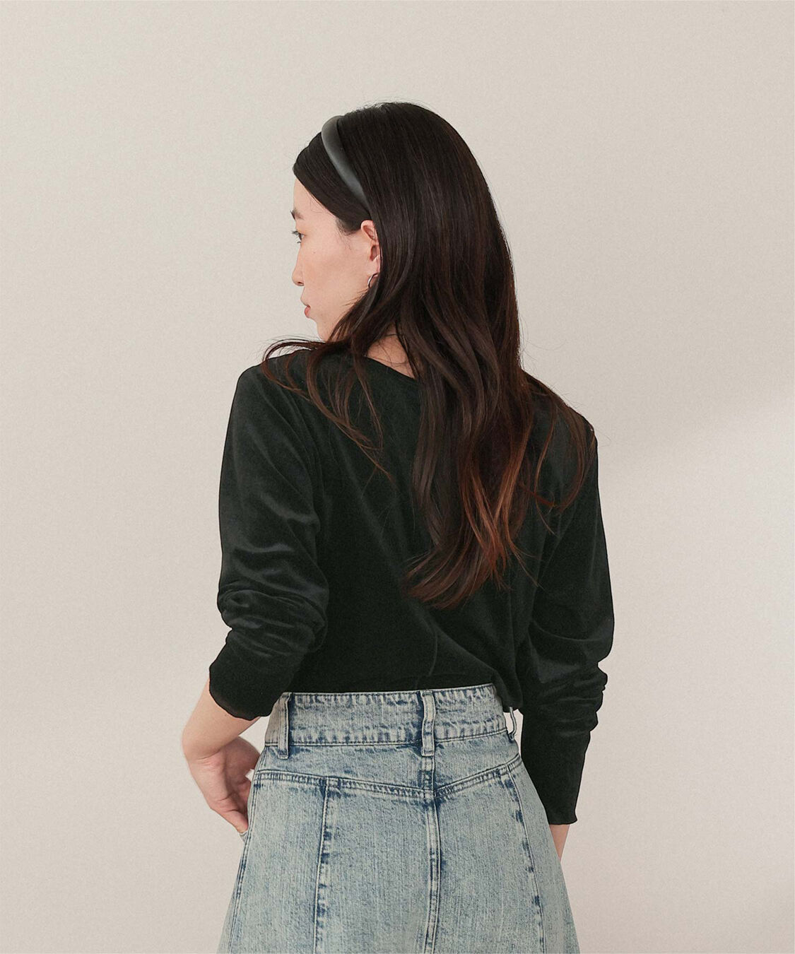 titivate「シアーベロアロングTシャツ」|Tシャツ・カットソー|