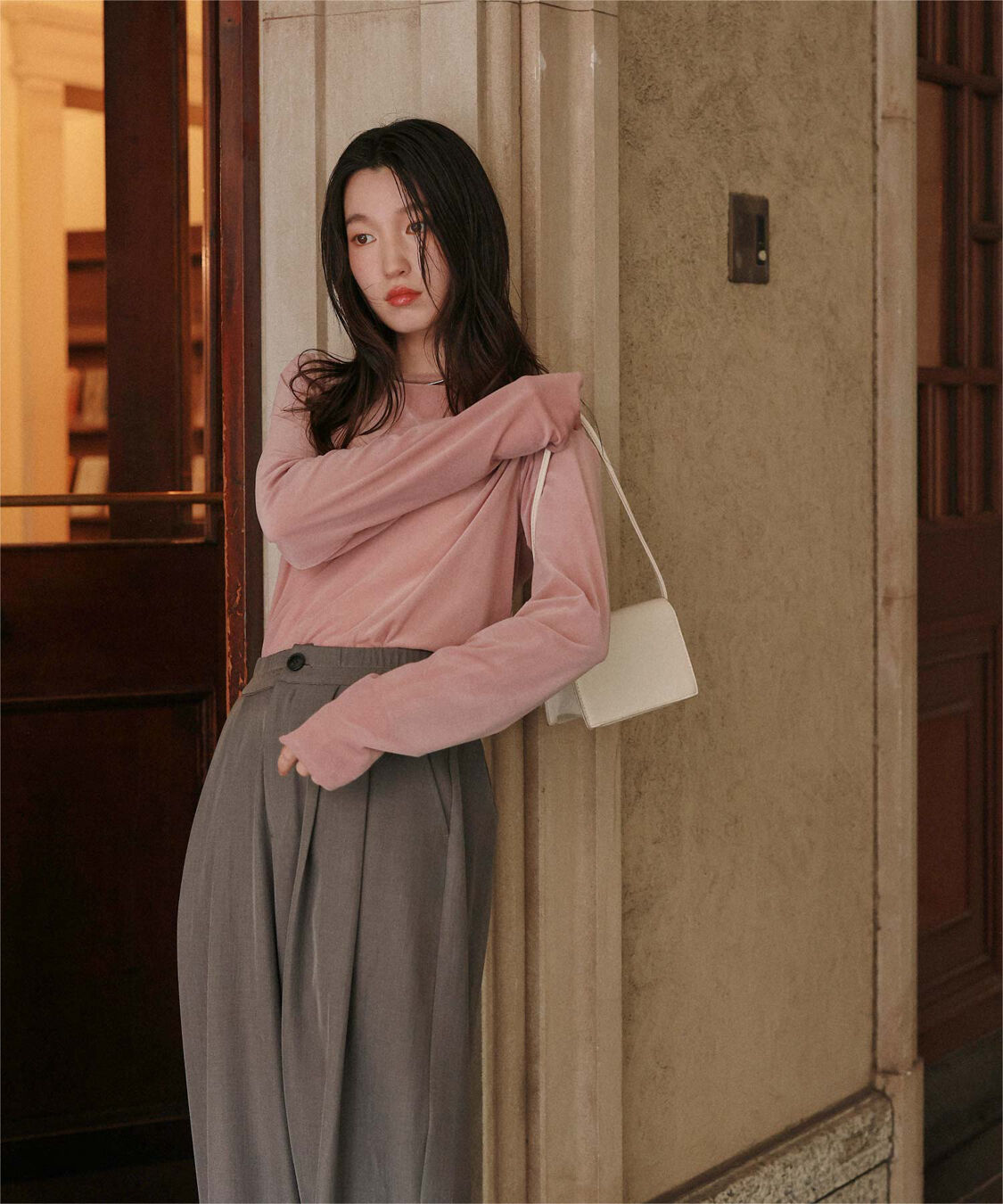 titivate「シアーベロアロングTシャツ」|Tシャツ・カットソー|