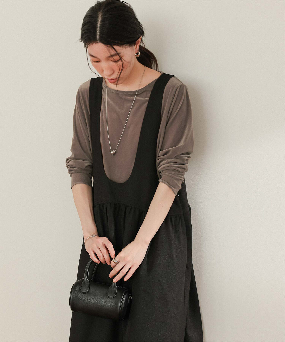 titivate「シアーベロアロングTシャツ」|Tシャツ・カットソー|