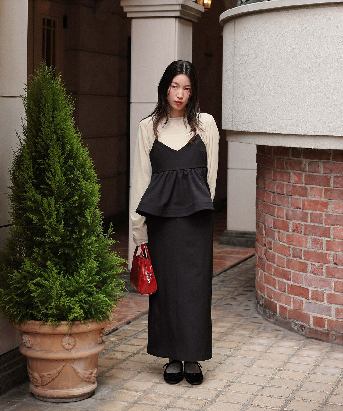 titivate「シアーベロアロングTシャツ」|Tシャツ・カットソー|