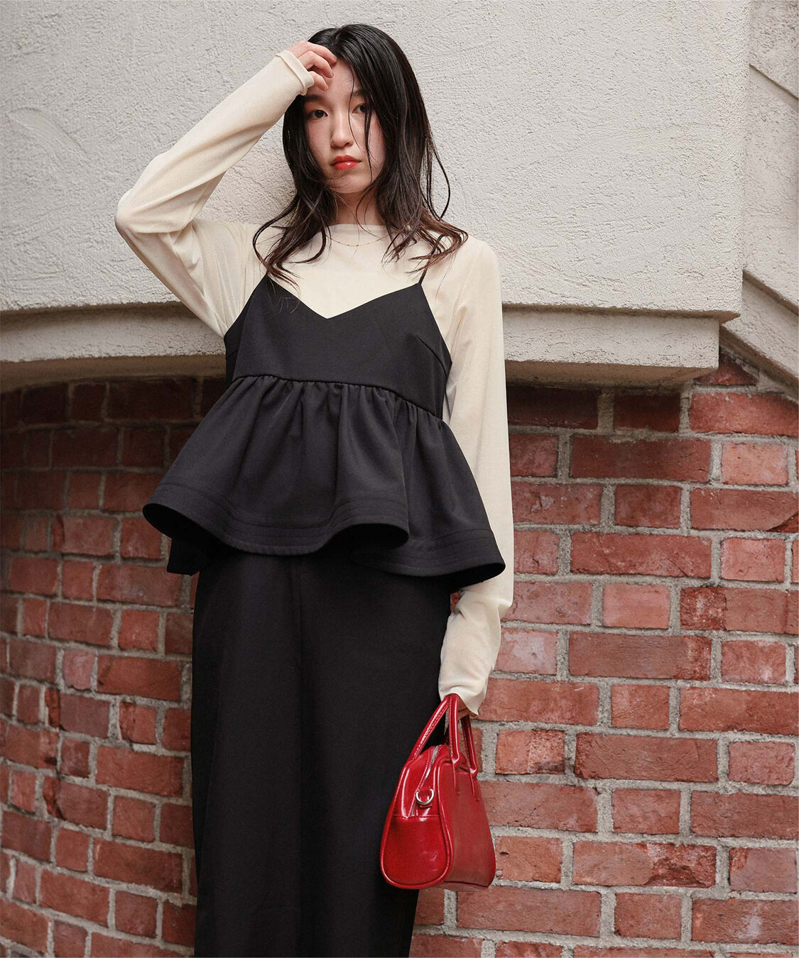 titivate「シアーベロアロングTシャツ」|Tシャツ・カットソー|