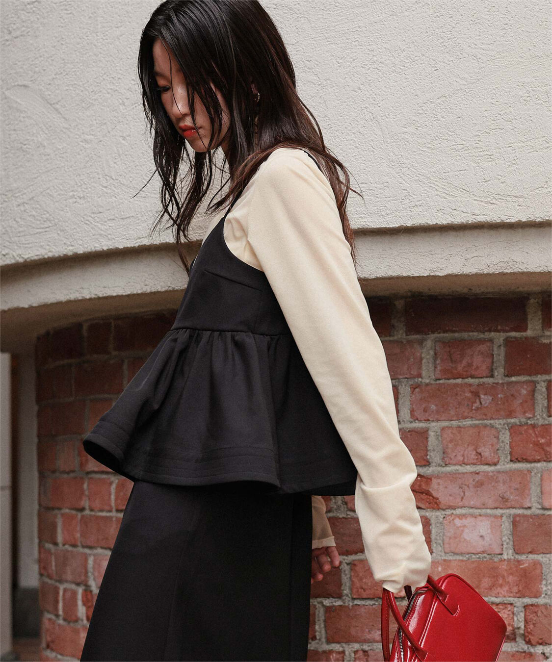 titivate「シアーベロアロングTシャツ」|Tシャツ・カットソー|