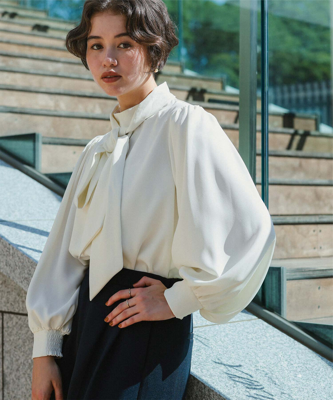 titivate「リボンボウタイブラウス」|シャツ・ブラウス|