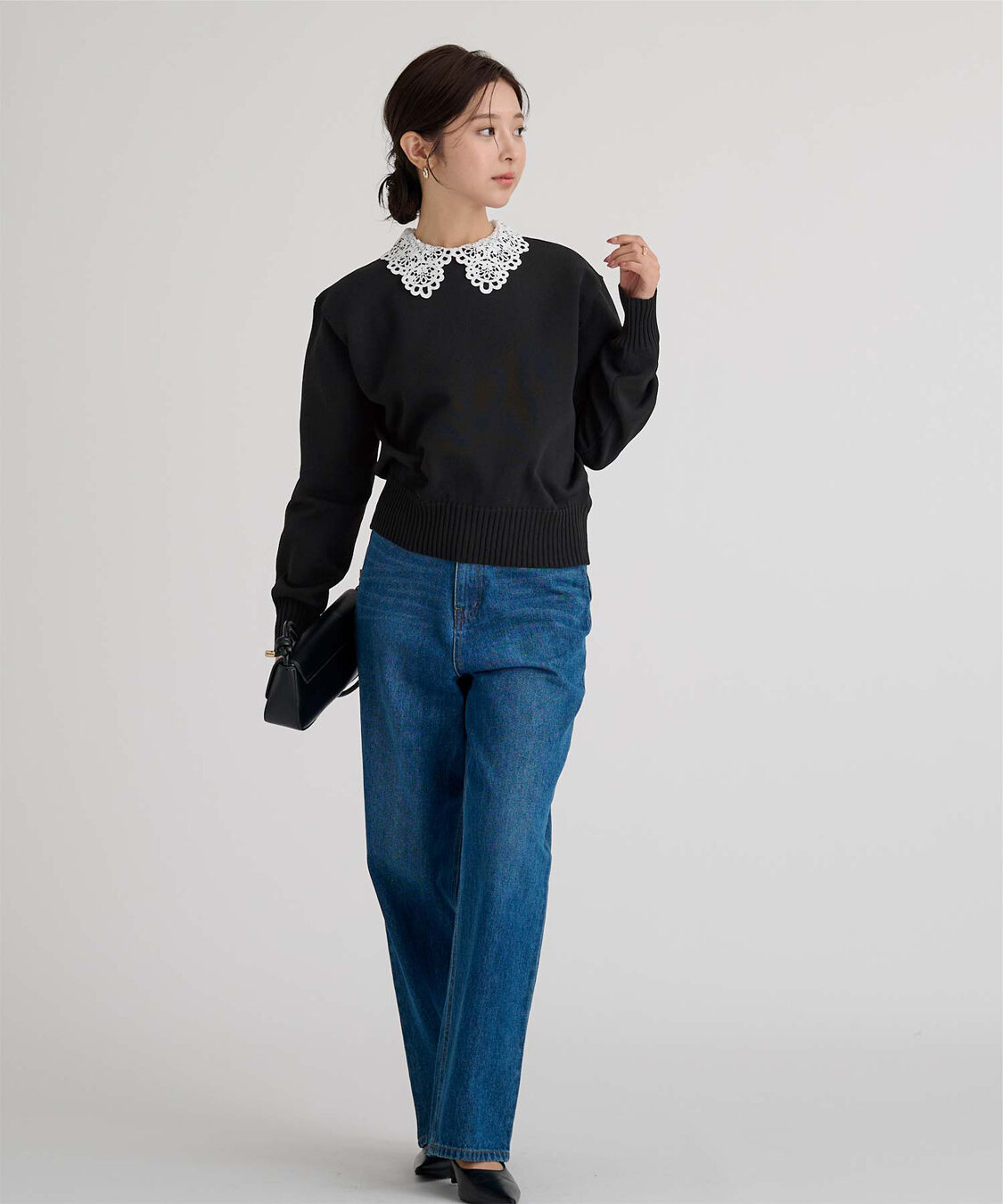 ur's「襟付きニットプルオーバー」|ニット・セーター|