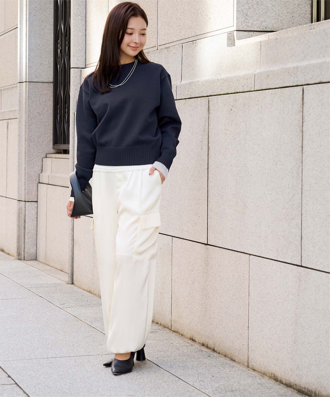 ur's「襟付きニットプルオーバー」|ニット・セーター|