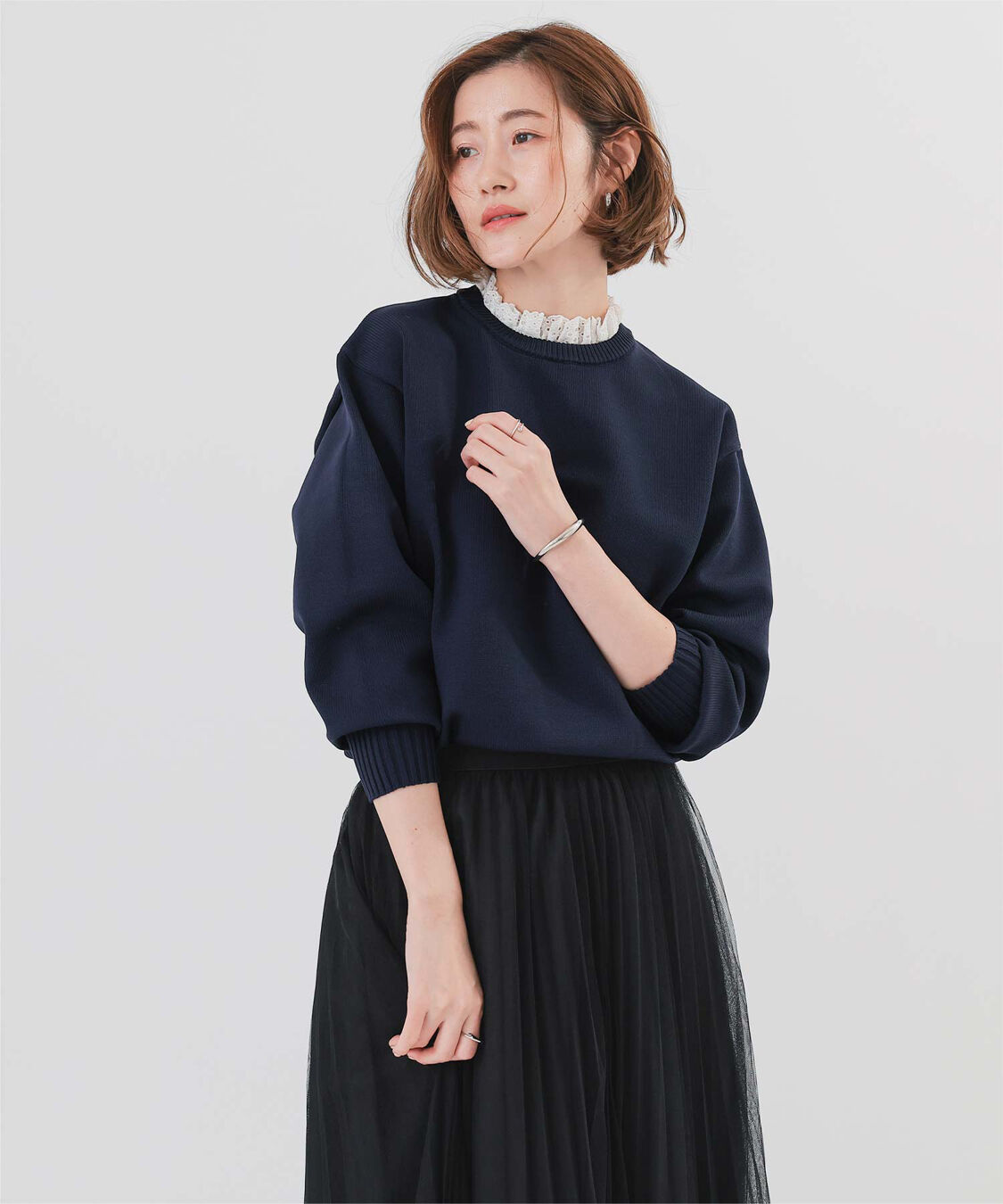 ur's「襟付きニットプルオーバー」|ニット・セーター|