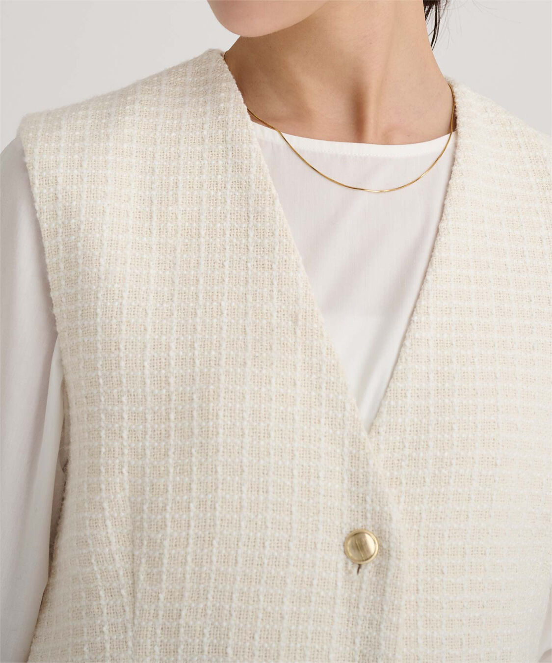 ur's「ツイードジレベスト」|ベスト・ジレ|