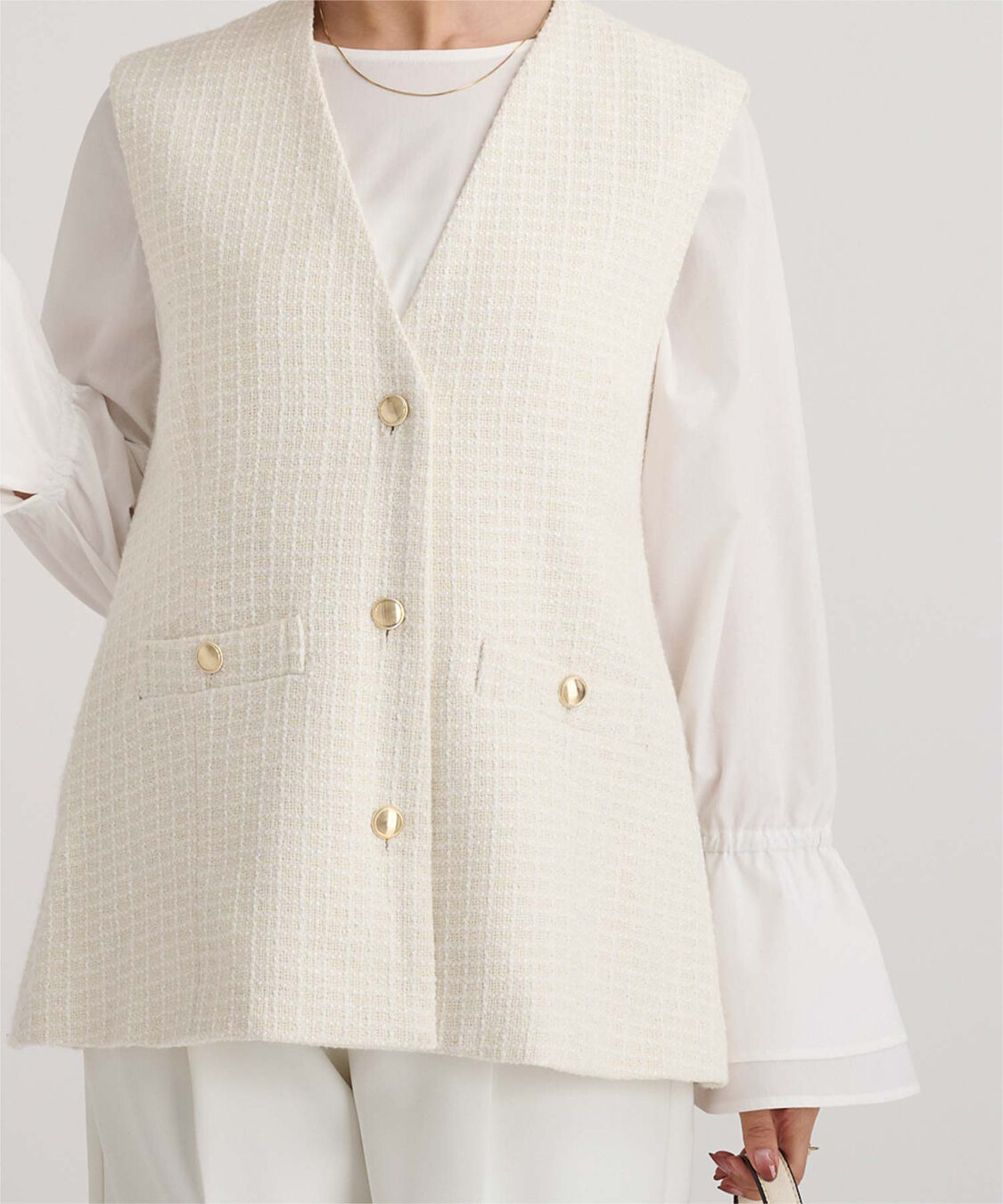 ur's「ツイードジレベスト」|ベスト・ジレ|