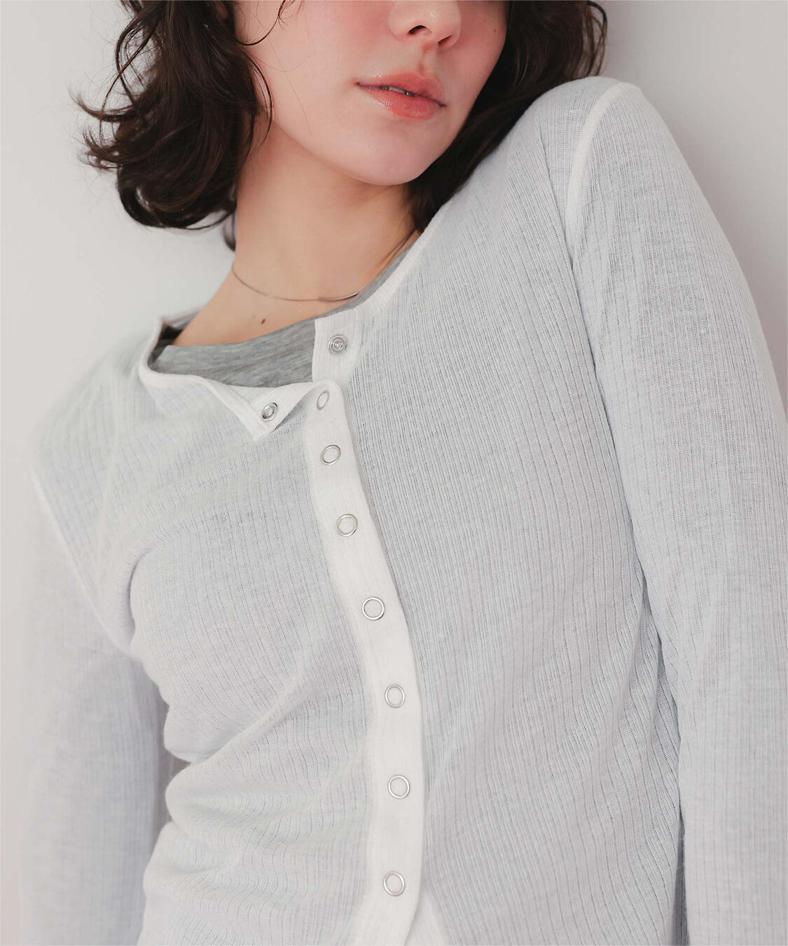 titivate「シアーテレコカーディガン」|ニット・セーター|