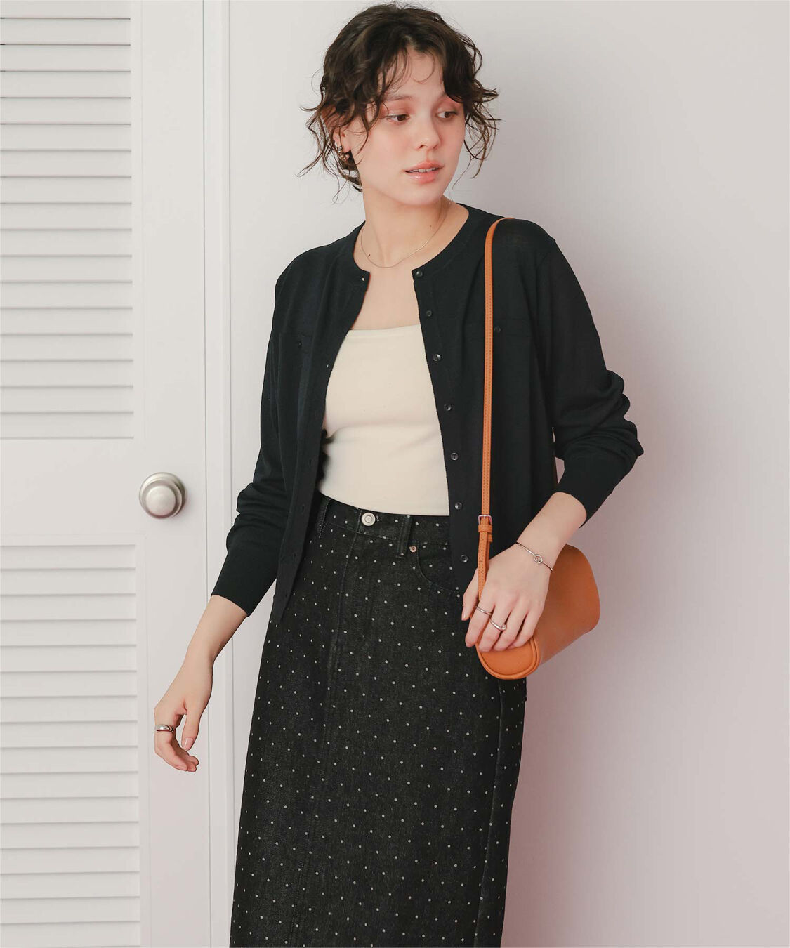 titivate「UVケアコンパクトニットカーディガン」|ニット・セーター|