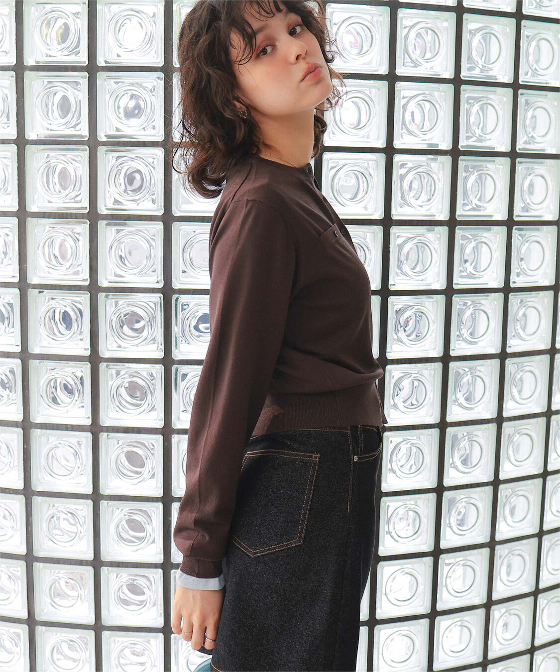 titivate「UVケアコンパクトニットカーディガン」|ニット・セーター|