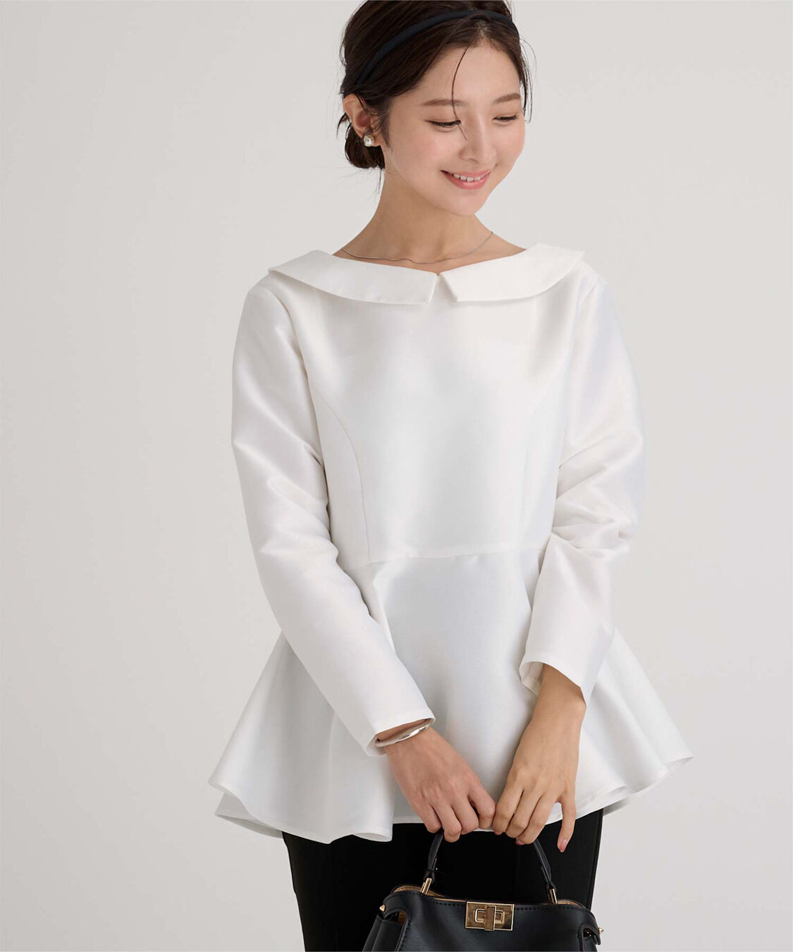 ur's「2wayペプラムブラウス」|シャツ・ブラウス|